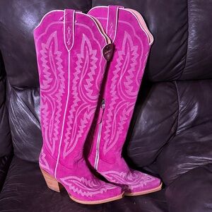 Ariat Pink Western Boots